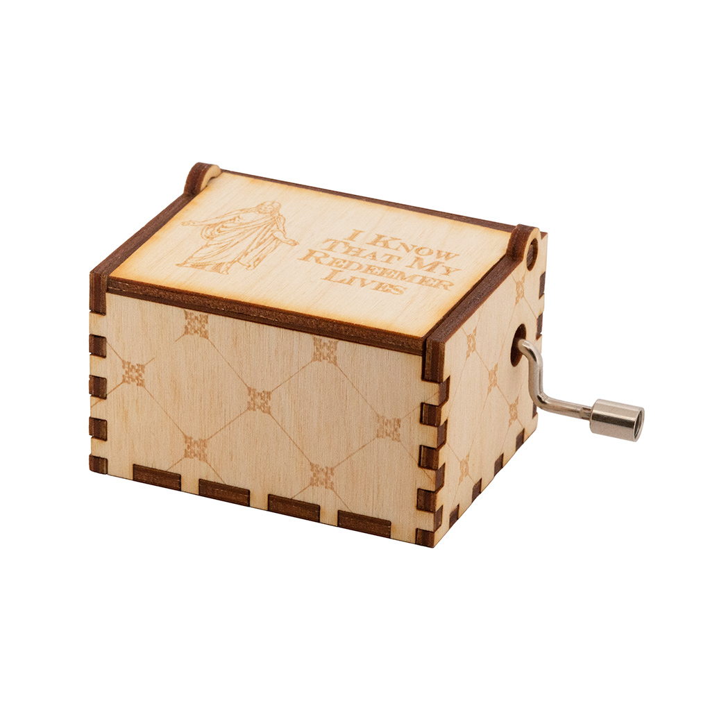 I Know That My Redeemer Lives Music Box - Christus | LDS Music Boxes